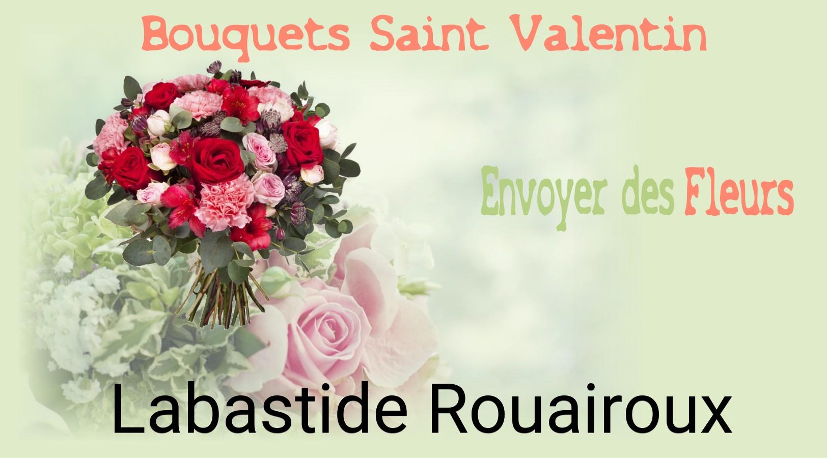Roses de Saint-Valentin livrées à Labastide-Rouairoux